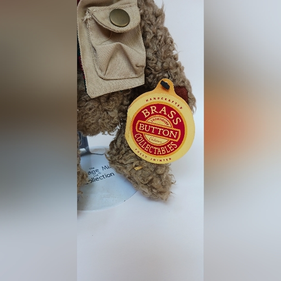 The Brass Button Collectables "TANNER" 1997 Fully Jointed The Bear Of Heath - Picture 2 of 6